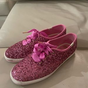 Kate Spade for Keds glitter sneakers.